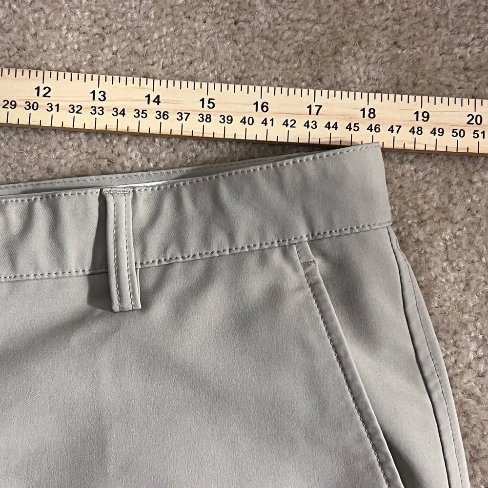 FootJoy Mens Shorts Performance Golf Flat Front Stretch 36 Beige Resort Casual